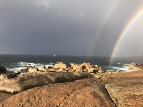 Mar No Camino Terraza Banera Con Vista Al Mar Villa Brens Eksteriør billede